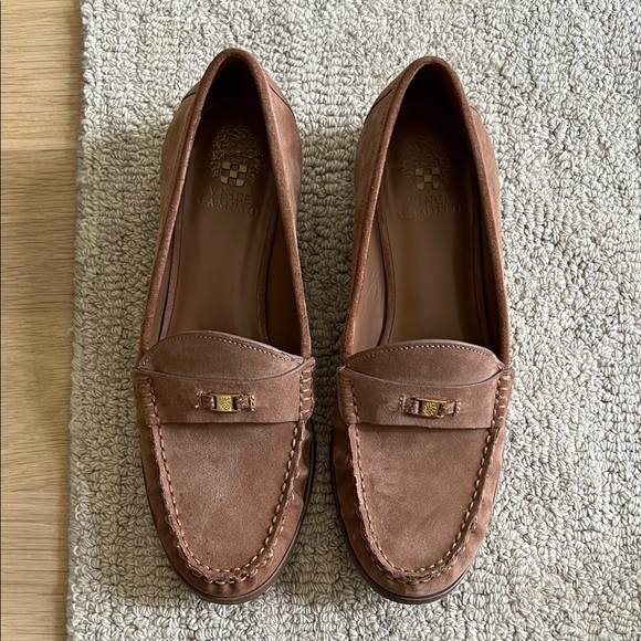 Women’s Vince Camuto Brown Colin Loafers - Picture 1 of 6